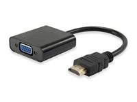 Equip 11903607 HDMI VGA Zwart kabeladapter/verloopstukje - thumbnail