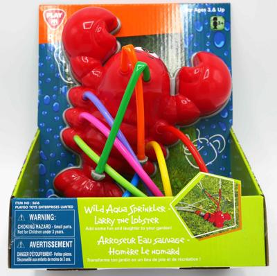 Playgo watersproeier krab met 8 armen waar water uit komt