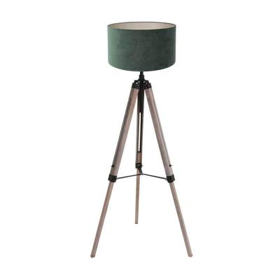 Steinhauer Tripod vloerlampTriek met groene kap - 4104ZW