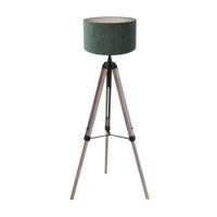 Steinhauer Tripod vloerlampTriek met groene kap - 4104ZW - thumbnail