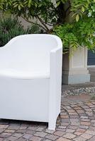 Tuinset Luna Kunststof 3-delig Wit - thumbnail