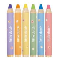 Little Dutch potloden rosa - 6st. - thumbnail