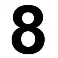 RZB 99223.013.8 Cijfer „8 120 mm 1 stuk(s) - thumbnail