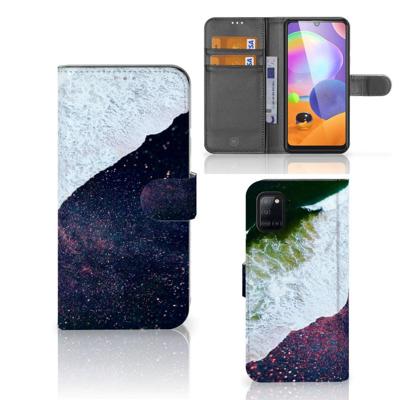 Samsung Galaxy A31 | Book Case | Sea in Space