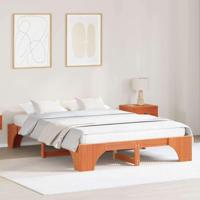 Bedframe Wasbruin 150 x 200 cm Massief grenenhout - thumbnail
