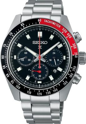 Seiko SSC915P1 Horloge Prospex Solar Chronograaf saffierglas zilver-zwart 41,4 mm