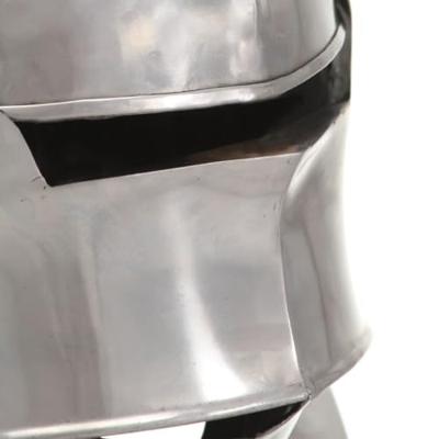 VidaXL Ridderhelm middeleeuws replica larp staal zilverkleurig