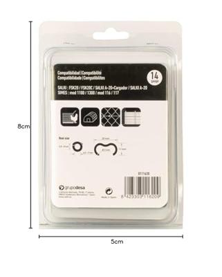 Nietjes Salki 111620 Omega 20 (1000 Unidades)