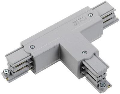 Nordic t-stuk vast 90gr. tbv. rail grijs links 5050051