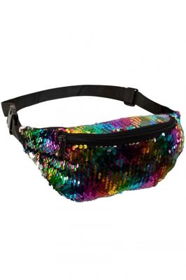 Heuptasje multikleur pailletten