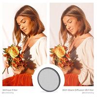 K&F Concept magnetische 1/8 black mist filter Nano X 55mm met waterafstotende coating - thumbnail