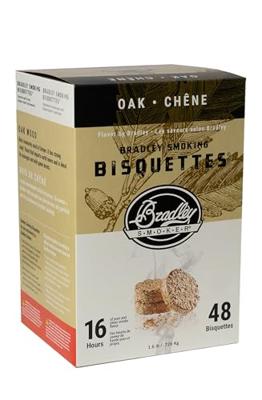 Bradley oak wood briketten rookhout (48 stuks)