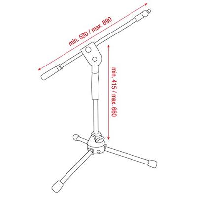 Showgear Showgear Microfoon stand ergo 2