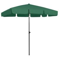 VidaXL Strandparasol 200x125 cm groen - thumbnail