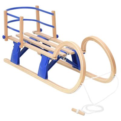 VidaXL Slee met rugleuning inklapbaar 110 cm multiplex VidaXL Slee met rugleuning inklapbaar 110 cm multiplex