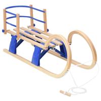 VidaXL Slee met rugleuning inklapbaar 110 cm multiplex - thumbnail