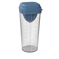 Rotho Loft Shaker met Pers 1L Horizon Blauw/Transparant - thumbnail