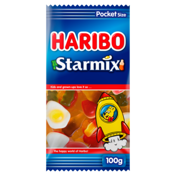Haribo snoep Starmix, zak van 100 g