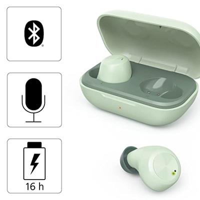 Hama Spirit Chop Bluetooth-hoofdtelefoon, in-ear hoofdtelefoon met microfoon, True Wireless oordopjes met laadstation, IPX 4, looptijd 16 uur, draadloze hoofdtelefoon met spraakbediening, Siri,