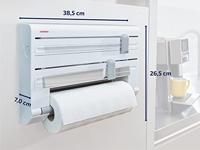 Houder voor keukenpapier Leifheit 25703 Wit Wit/Grijs Plastic - thumbnail