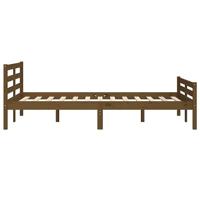 Bedframe massief hout honingbruin 120x190 cm 4FT Small Double - thumbnail