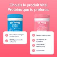 Vital Proteins Beauty Collagen Aardbei-Citroen 271gr - thumbnail