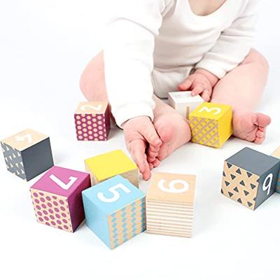 Bigjigs Bigjjigs houten blokken met getallen, 100% fsc