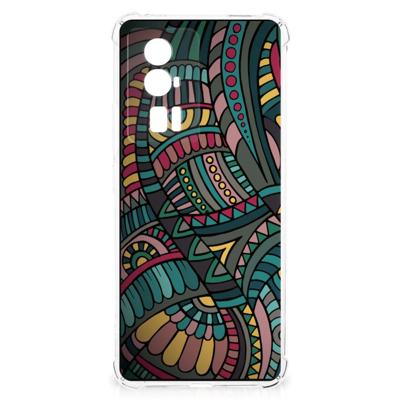 Xiaomi Poco F5 Pro Doorzichtige Silicone Hoesje Aztec Xiaomi Poco F5 Pro Doorzichtige Silicone Hoesje Aztec