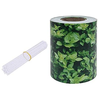 VidaXL Tuinscherm 35x0,19 m pvc groen