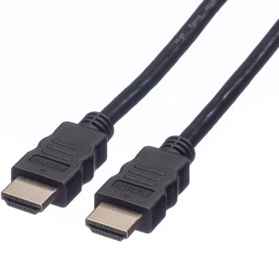 ROLINE HDMI High Speed kabel met Ethernet, TPE, zwart, 5 m
