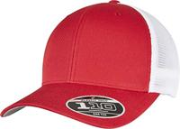 Flexfit FX110MT 110 Mesh 2-Tone Cap - Red/White - One Size - thumbnail