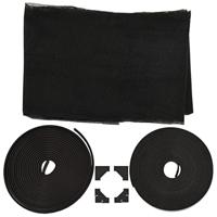 VidaXL Insectenhor voor ramen magnetisch 80x120 cm antracietkleurig - thumbnail