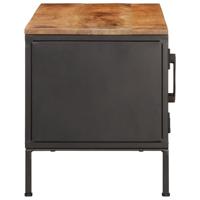 Tv-meubel 110x35x40 cm massief ruw mangohout - thumbnail