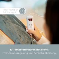 Profi-Care PC-WZD 3061 Elektrische deken 180 W Grijs - thumbnail