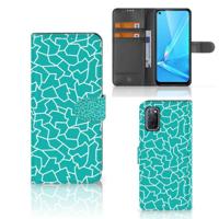 OPPO A72 | OPPO A52 Hoesje Cracks Blue - thumbnail