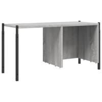 Boekenkast 72x28x172 cm bewerkt hout grijs sonoma eikenkleurig - thumbnail
