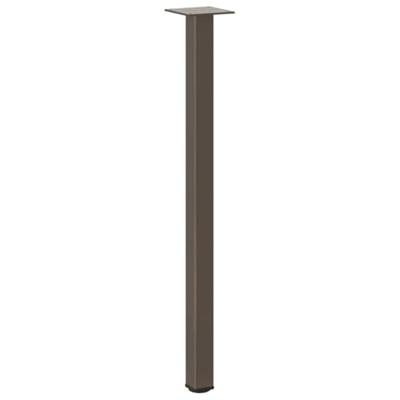 Console tafelpoten 4 st 72-74 cm staal naturel