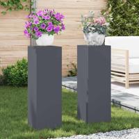 Plantenstandaard 2 pcs Antraciet 24 x 24 x 75 cm Staal - thumbnail