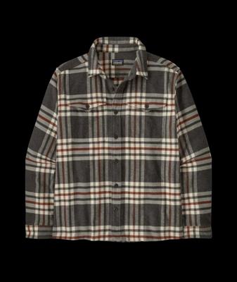 Patagonia Fjord Flannel Shirt Overhemd Heren Catch: Ink Black M