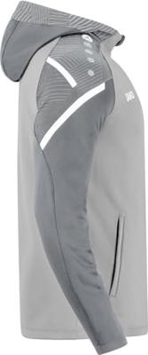 JAKO 6822 Jas Met Kap Performance - Zachtgrijs/Steengrijs - XXL