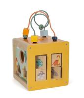 Small Foot - houten activiteitenkubus motoriekspiraal dino - thumbnail