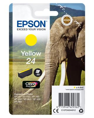 Epson Inktcartridge 24 Origineel Geel C 13 T 24244012 - thumbnail