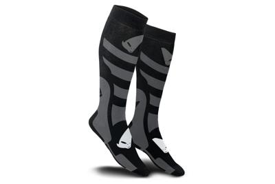 UFO PLAST sokken "off-road socks ufo short black/grey gr. l