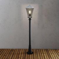 KonstSmide Landelijke tuinlampBenu 128cm zwart met zinkgrijs - 436-320 - thumbnail