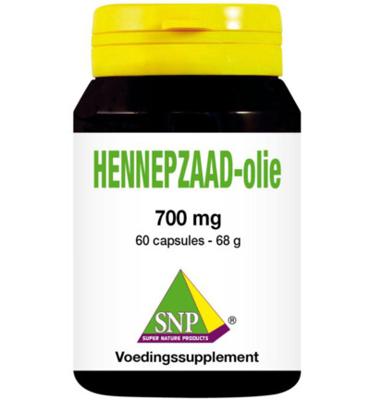SNP Hennepzaad olie 60 Capsules SNP Hennepzaad olie 60 Capsules