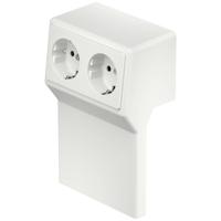 OBO Bettermann RD 2GT40105 rws Inzetstuk voor stopcontact voor Accessoires voor elektroplintsysteem Zuiver wit 1 stuk(s) - thumbnail