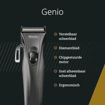 Wahl Genio Zwart Lithium-Ion (Li-Ion)