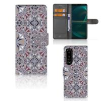 Sony Xperia 5III | Bookcase | Flower Tiles - thumbnail