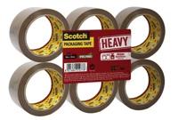 Verpakkingstape scotch secure 50mmx66m bruin 6rol - thumbnail