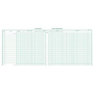 Exacompta register verkoop, ft 27 x 32 cm, Nederlandstalig
